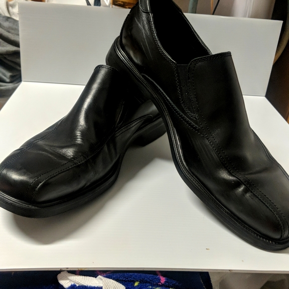 Florsheim Black Leather Loafers Men's Size 13D - Picture 2 of 13